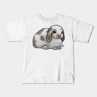 Small Mammal - Rabbit - Holland Lop Brown and White Kids T-Shirt